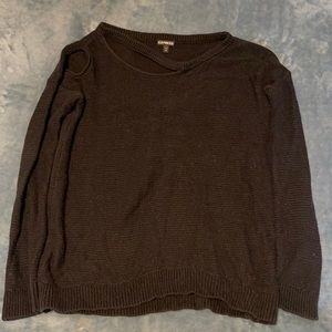 Express Black Long Knit